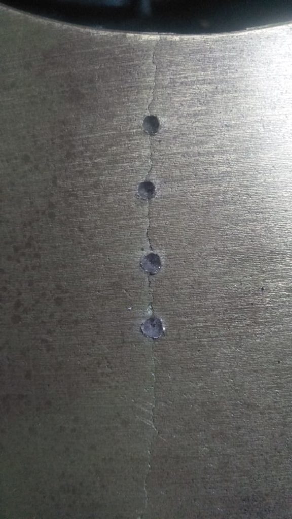 Metal Stitching Metal Lock for Repairing Cracks