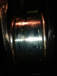 Damaged Crank Pin of MAN Diesel Engine