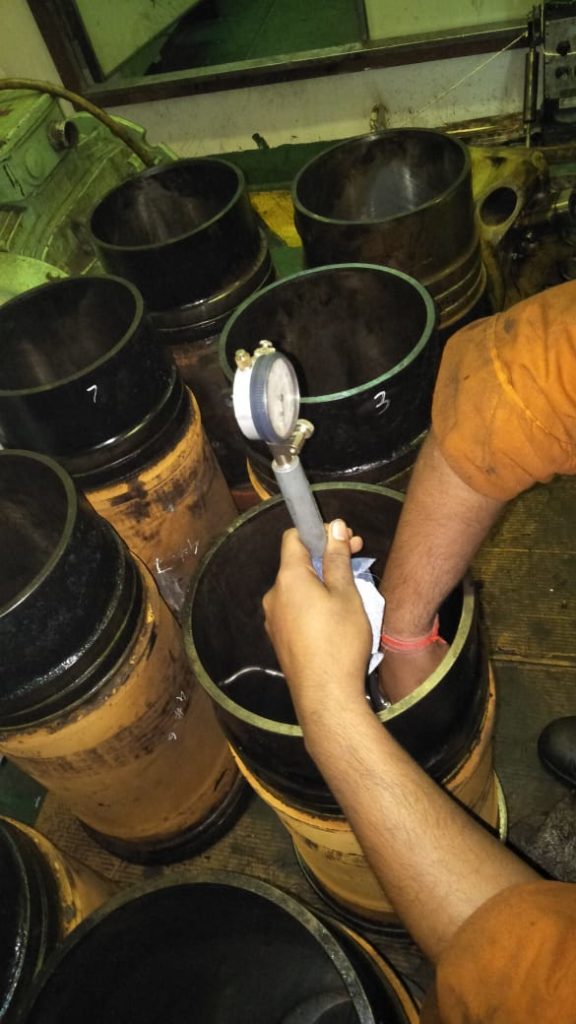 Inspection of Cylinder Liners